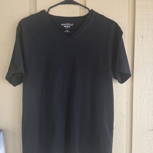 Black V-Neck JCREW Men's Shirt